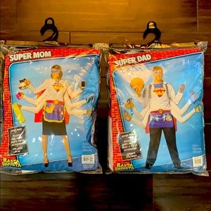 New Super Mom and Super Dad Halloween Costumes.